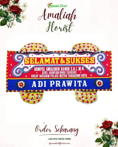 Papan Bunga Ucapan Selamat Kualasinpang
